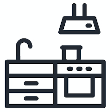 Kitchen 2 Icon Full kitchen for your Naughty in Nashville getaway